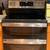 GE 30-in Glass Top 5 burners 4.4-cu ft / 2.2-cu ft Air Fry Convection 1 thumbnail
