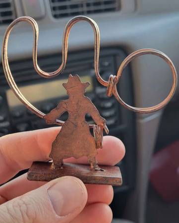 Small, Brass Cowboy 1