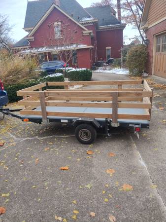 Folding utility trailer 1