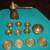 ANTIQUE MIDDLE EASTERN ENGRAVED TEA/COFFEE SET, 12 PIECES 1 thumbnail
