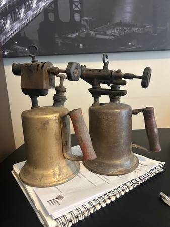 2 old blow torches - $30634358617272331226