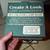 LAMP Coordinates CREATE A LOOK Vintage New In Box Glass Light No Shade 2 thumbnail