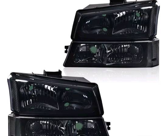 Headlight and bumper light set. Silverado 1