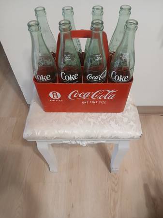 Coca-Cola Bottles and Case 1