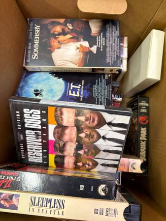 Misc DVDs and VHS videos 1