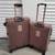 London Fog Luggage Set NEW New Castle  Rose Charc Herringbone Chenille 5 thumbnail