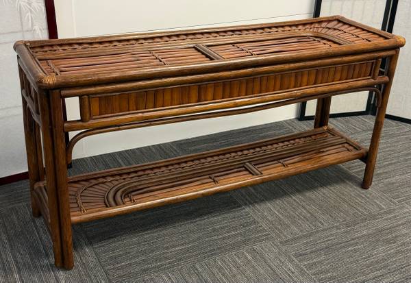 Bamboo Console Table 1