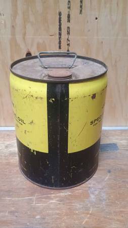 USA VINTAGE JOHN DEERE 5ガロン缶 1960s Vintage 1960's John Deere 5 Gallon Oil Can 4 Legged Deer