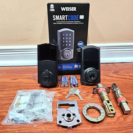 Weiser SmartCode 10 Keyless Touchscreen Smart Deadbolt Door Lock 1