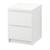 2 MALM Ikea White Side tables Night Stands 1 thumbnail