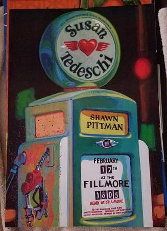 Susan Tedeschi, Sean Pittman Fillmore poster Feb 17, 1999 1