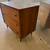 Vintage mid century modern walnut three drawer dresser 3 thumbnail