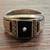 Sterling Silver 10k Ring Black Onyx 1 thumbnail