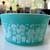 Pyrex #473 Turquoise Blue Amish Butterprint 1 QT Casserole Dish No Lid 1 thumbnail