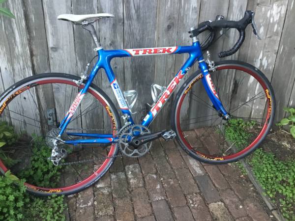 54cm Trek 5200 USPS carbon with upgrades 1