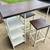 3 PIECE COUNTER HEIGHT DINING SET WITH SHELVES 3 thumbnail