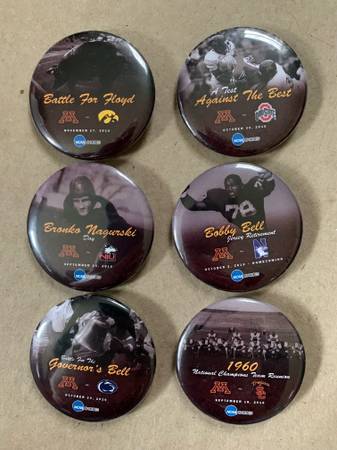 Minnesota Gophers Football Buttons 1