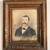 Antique Portrait Huge Heavy Ornate Frame Wood 1800s Early 1900s (?) Ch 3 thumbnail