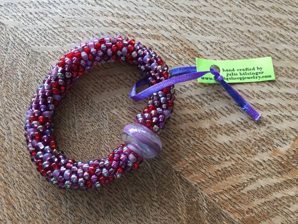 Beri-Beri bead crochet bracelet 1