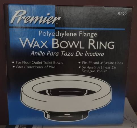 New Premier Polyethylene flange wax toilet ring 1