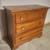 vintage 3 drawer dresser with brass pulls 3 thumbnail