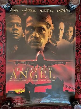 Original The Fourth Angel 2001 Rolled 1 Sheet Poster.  Jeremy Irons 1