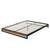 Queen sized bed frame - wood headboard with floating night stands 5 thumbnail