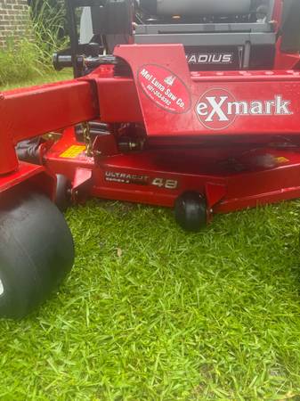Exmark radius 48 inch cut - $3,450 (Terry Ms)63469642111363123