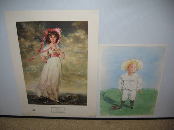 Pinkie and Little Boy 13.5 x 10 Inches 1