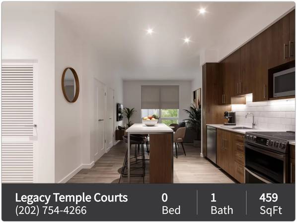 $1,722 / 459ft2 - Luxurious Apartment  available with convenient washer & dryer (Washington)64040028038403120