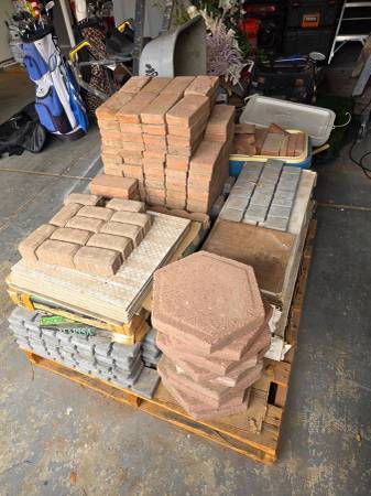 Various Brick, Pavers, Ceramic Tiles, Grout, Etc. 1