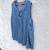 Given Kale Denim High Low Sleeveless Blouse Tank Top Stars Women Plus Size 2X 13 thumbnail