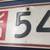 Vintage Denmark License Plates Pair 1970s 5 thumbnail