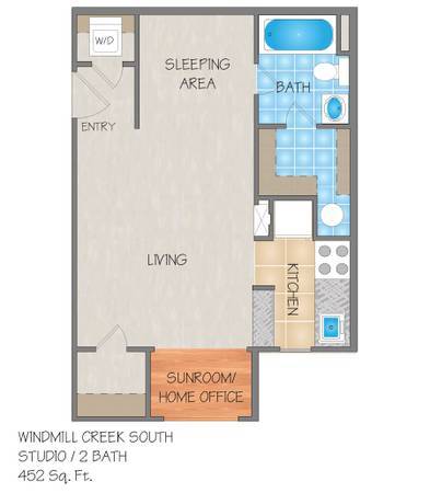 $835 / 452ft2 - Super Cute Studio! Move-In Ready!!!!!!!!!63792041901185120