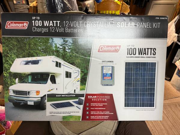 **COLEMAN 100 SOLAR PANELS** 1