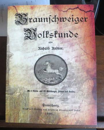 NEW Rare German Book:  Braunscweiger Volpspunde (Brunswick, Ger.) 1