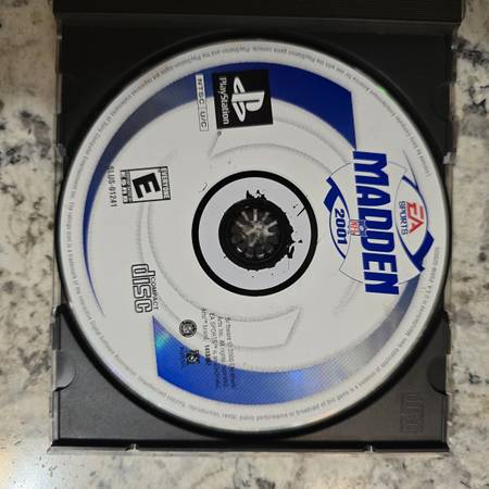 USED: Madden NFL 2001/Sony PlayStation 1, (2000) Tested & Working 1