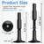 New Adjustable Spring Door Stopper, Black 2 thumbnail