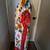 Vintage INDONESIAN BATIK SUMI OS Plus Size Multi-color Floral Dress 2 thumbnail