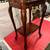 End Table- 2 Tier, Rose Marble Top, Solid Wood, Mahogany Stained- $95 FIRM 4 thumbnail