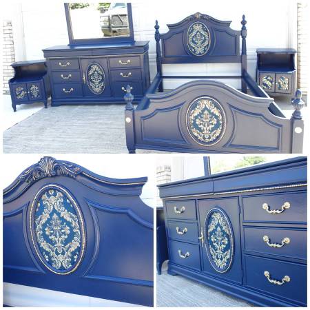 belle blue and white dress Butler Dresser main image 0