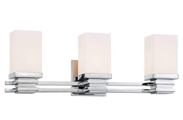Euro Design Bennett Modern Wall Light Brushed Silver Hardwired 22" 1