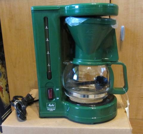 Melitta BCM-4C Gevalia Kaffe 4-Cup Coffee Maker 120V - Green 1