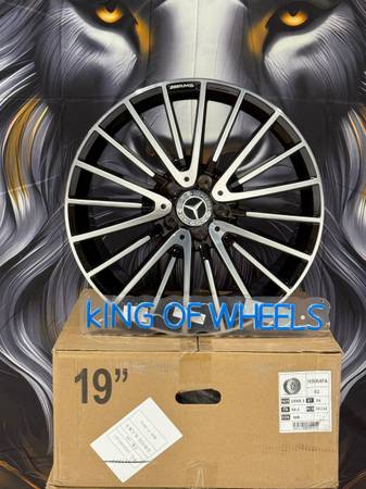 19" Rims Fit Mercedes Benz E300 5x112 Wheels 19x8.5/9.5 36/43 offset N 1