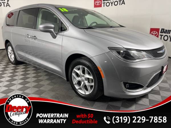 Certified 2018 Chrysler Pacifica Touring Plus Billet Silver Metallic C 1