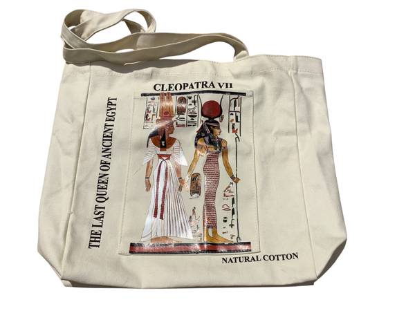 BEAUTIFUL EGYPTIAN-INSPIRED COTTON TOTE BAG – STYLE MEETS SUSTAINABILI 1