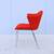 Contemporary Modern EOOS for Coalesse Capa Stackable Red Guest Chair 12 thumbnail