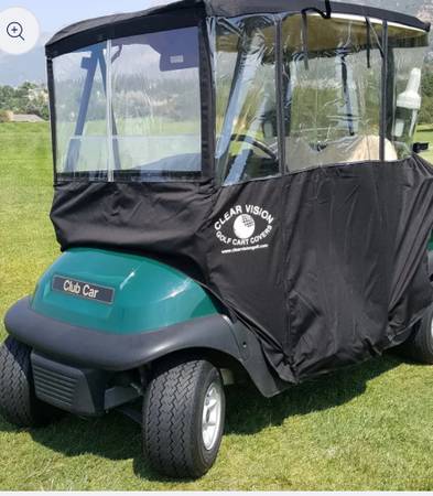 Clear Vison golf cart cover 1