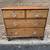 Antique Pine English Chest of Drawers with Glass Knobs c. 1890 10 thumbnail