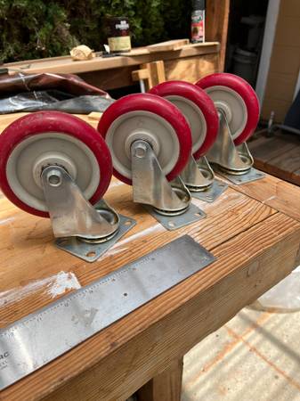 swivel castor wheels 5 inch 1